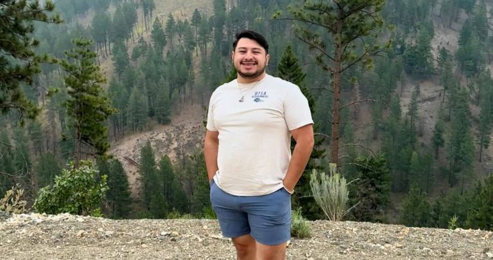 Mario Ortega hiking in Washington